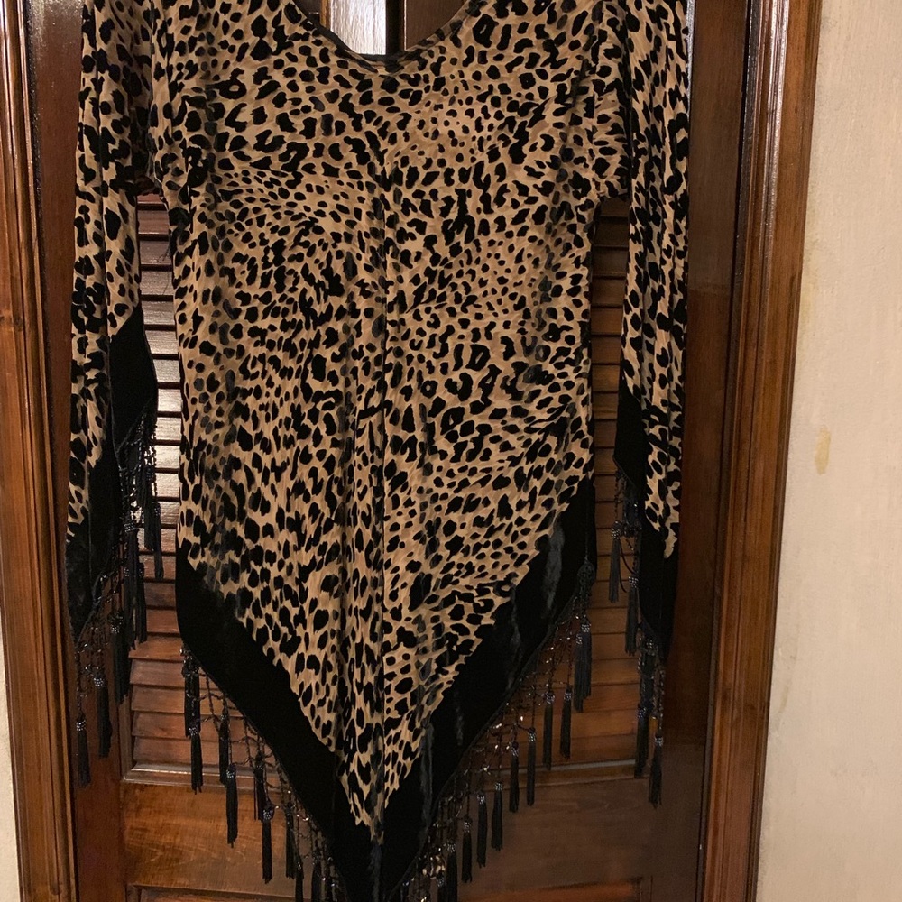 Long sleeve Tunic with beaded sleeves